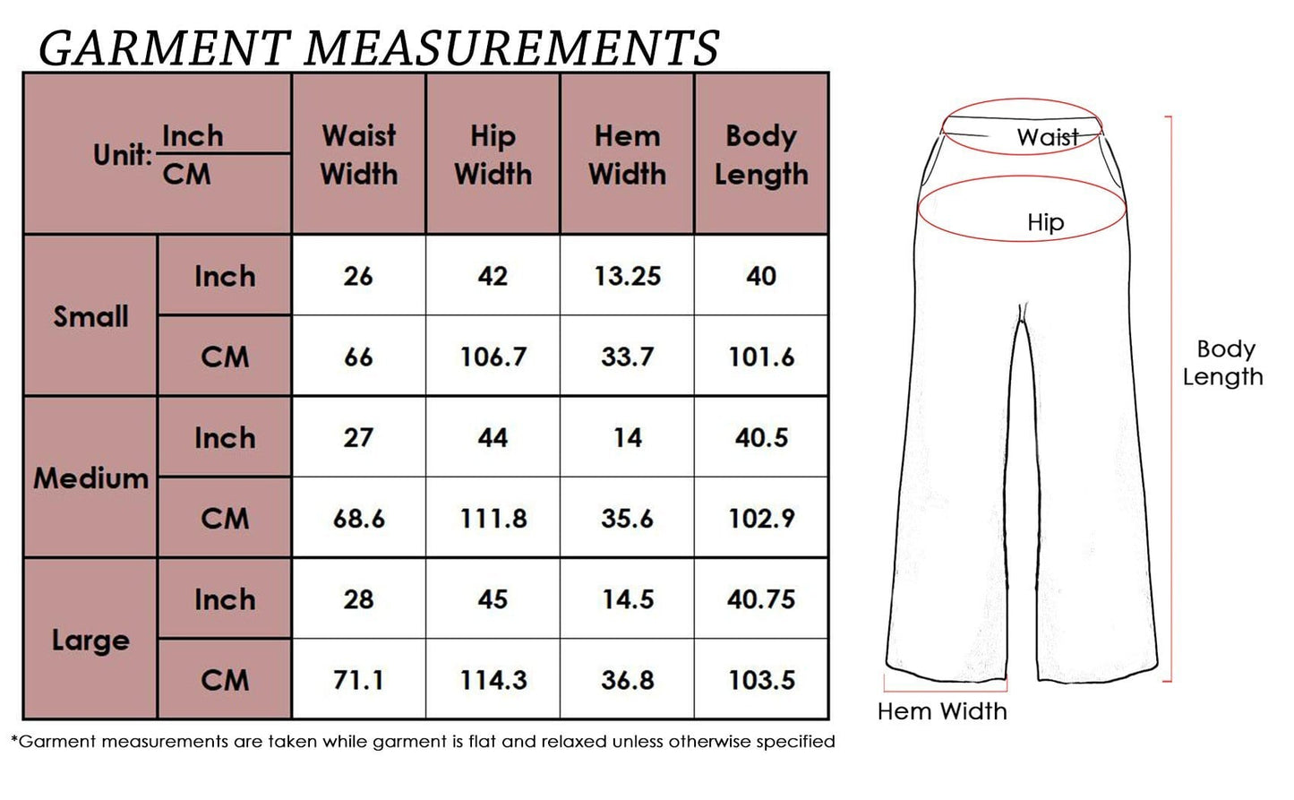 Casual Cotton Elastic Waist Pants