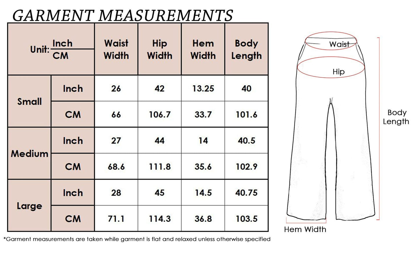 Casual Cotton Elastic Waist Pants