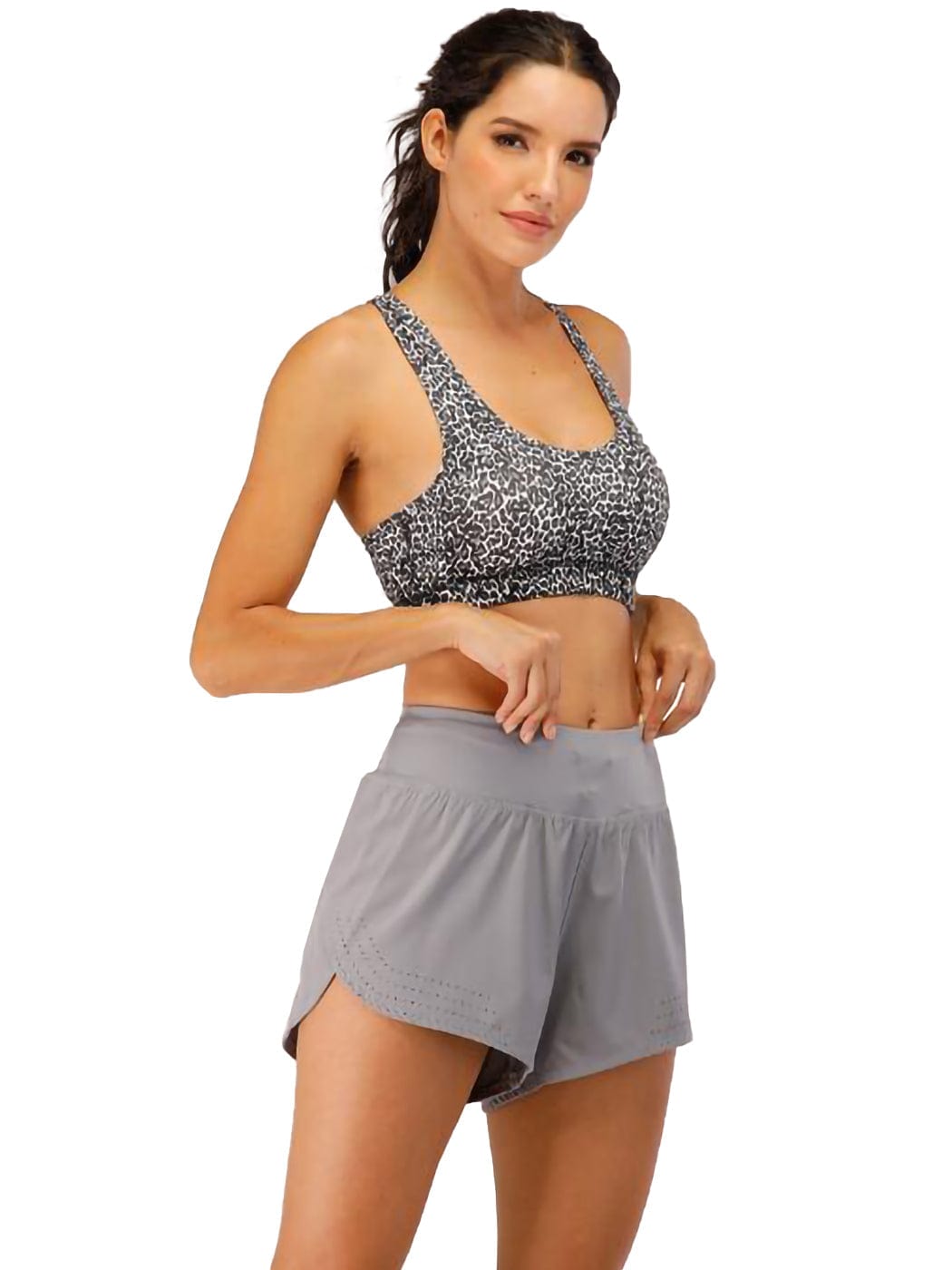 Running Shorts Drawstring Yoga Gym Athletic Shorts with Pockets