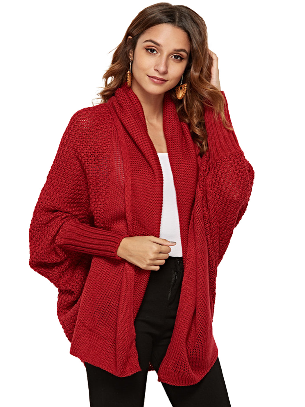 Oversized wrap sweater best sale