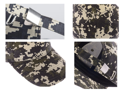 Gorra de camionero con camuflaje de Anna-Kaci, ajustable para deportes al aire libre y fuerzas tácticas especiales