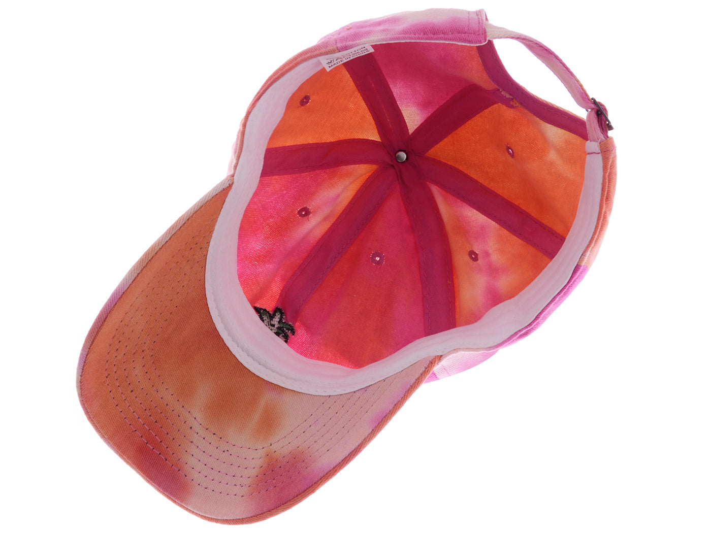 Gorra de béisbol unisex teñida con lazo, ajustable, de algodón lavado, con patrón bordado, de Anna-Kaci