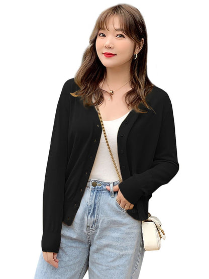 Anna-Kaci Knitted Cardigan Loose Casual Button Blouse | Womens | Anna-Kaci