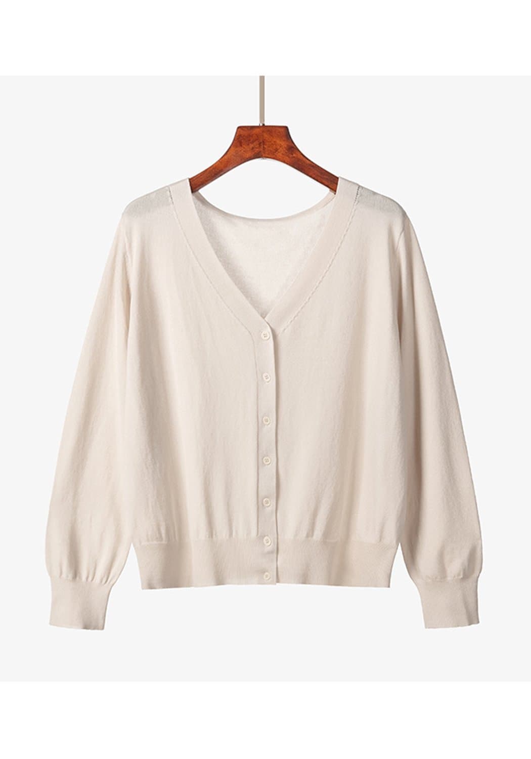 Anna-Kaci Knitted Cardigan Loose Casual Button Blouse | Womens | Anna-Kaci XXX-Large / Beige